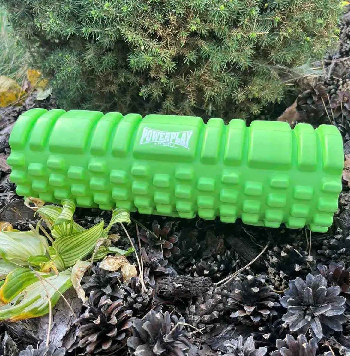 Масажний ролик Active Point EVA 30x10 см Зелений