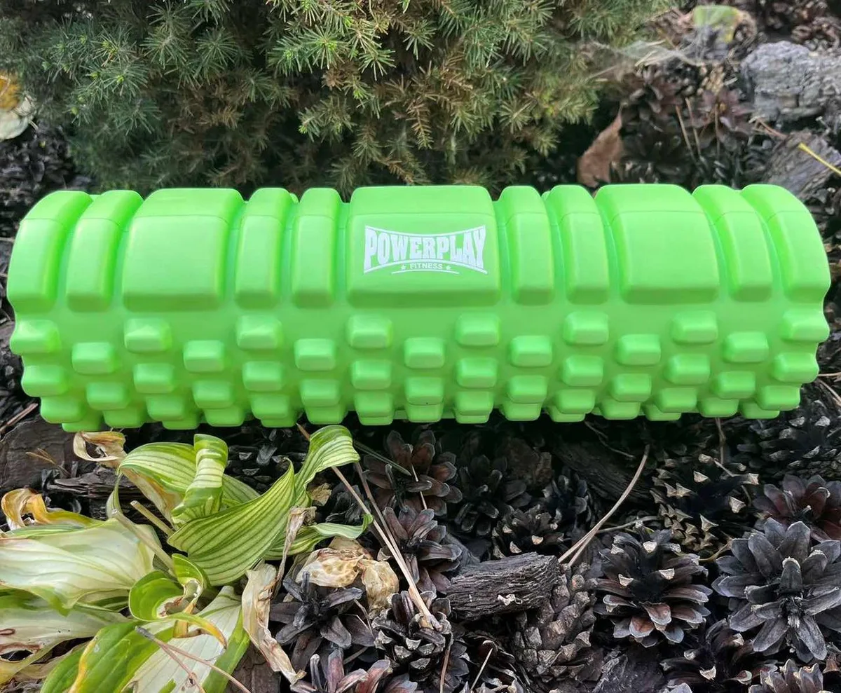 Масажний ролик Active Point EVA 30x10 см Зелений