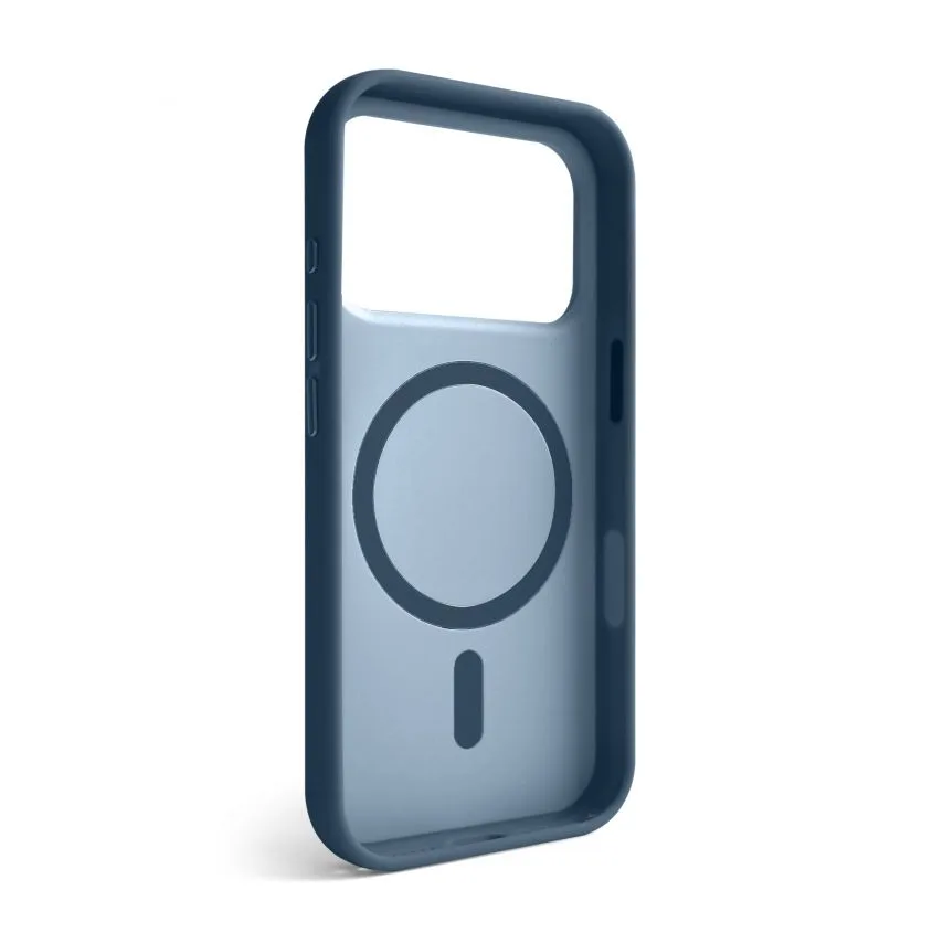 Чохол Soft Matte MagSafe TPU 17 Pro Синій
