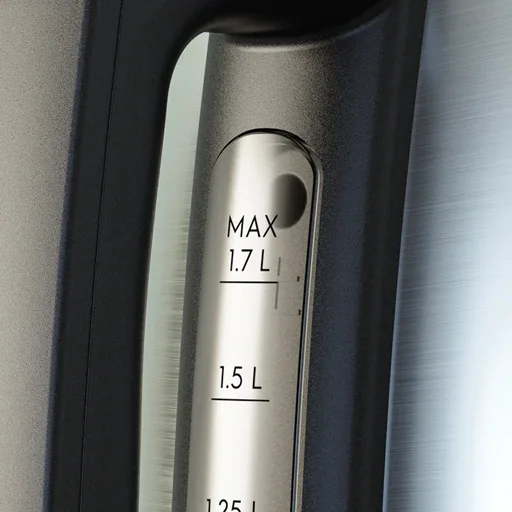 Електрочайник Electrolux 1.7л, Strix, металевий, із нержавіючої сталі.