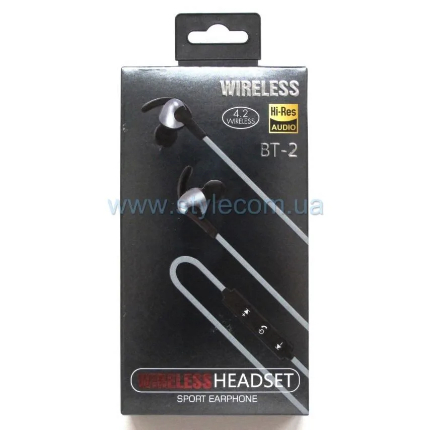 Наушники COMAN Bluetooth серые