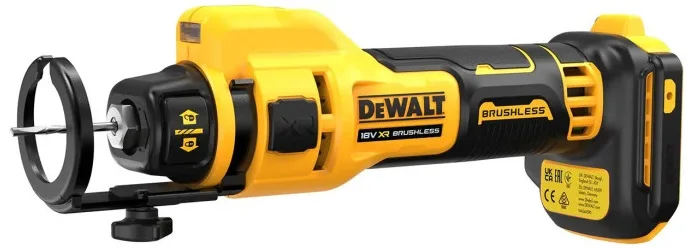 Акумуляторний фрезер DeWalt 18В XR Li-Ion 26000 об/хв, цанга 3.2-6.4 мм, вага 0.79 кг, без батареї та зарядного пристрою.