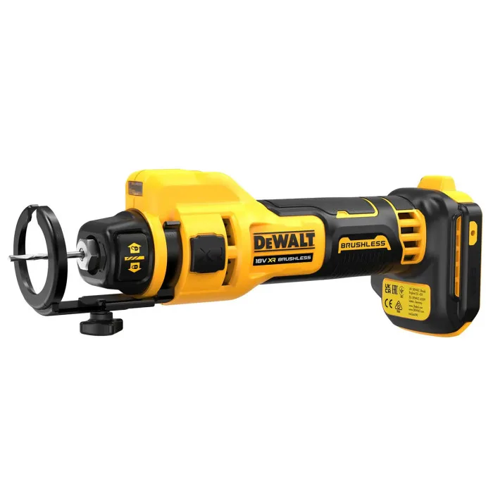 Акумуляторний фрезер DeWalt 18В XR Li-Ion 26000 об/хв, цанга 3.2-6.4 мм, вага 0.79 кг, без батареї та зарядного пристрою.