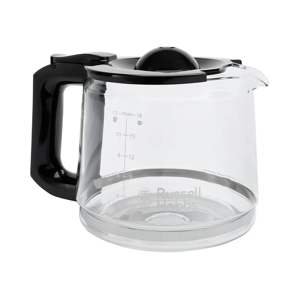 Кавоварка Russell Hobbs 1,25л чорна срібна мелена 10 чашок 1100Вт