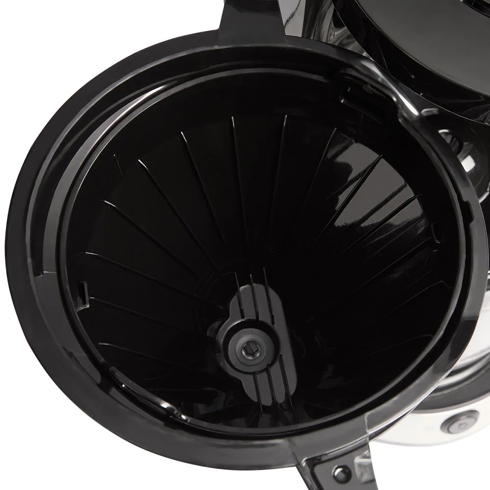 Кавоварка Russell Hobbs 1,25л чорна срібна мелена 10 чашок 1100Вт