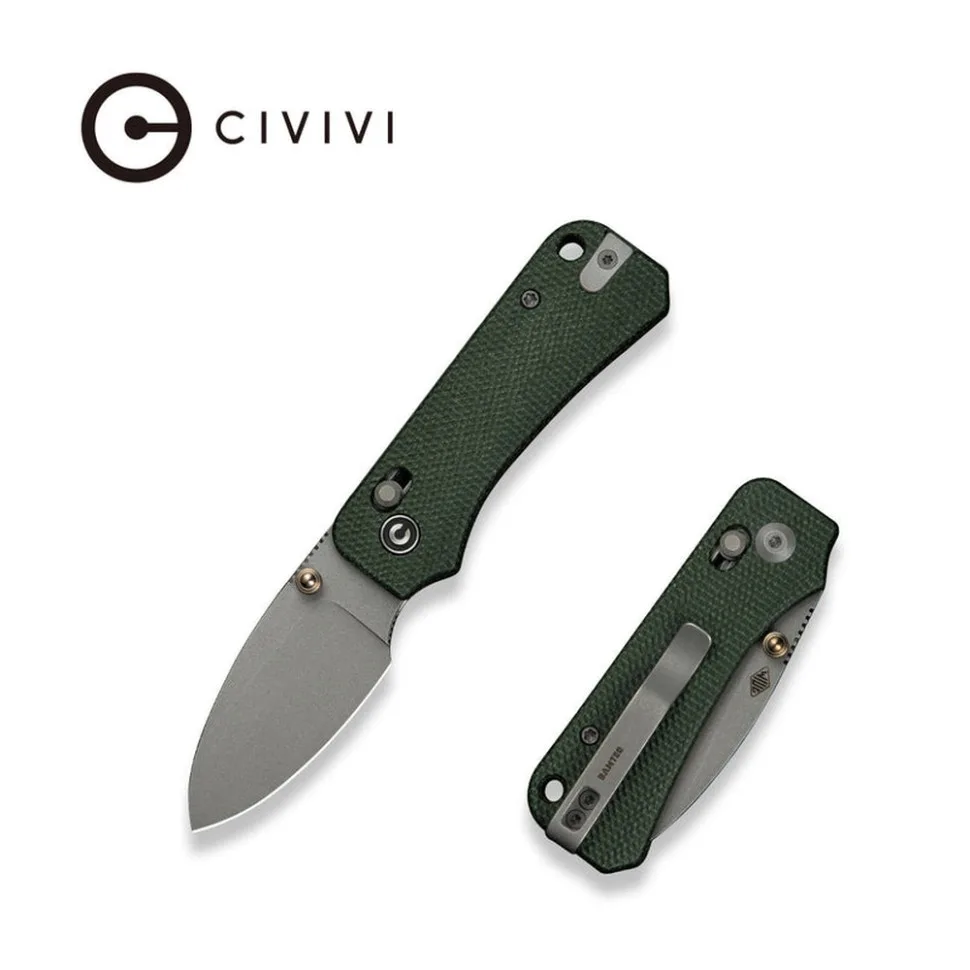 Складаний ніж Civivi Nitro-V 59,4 мм мікарта темно-зелений