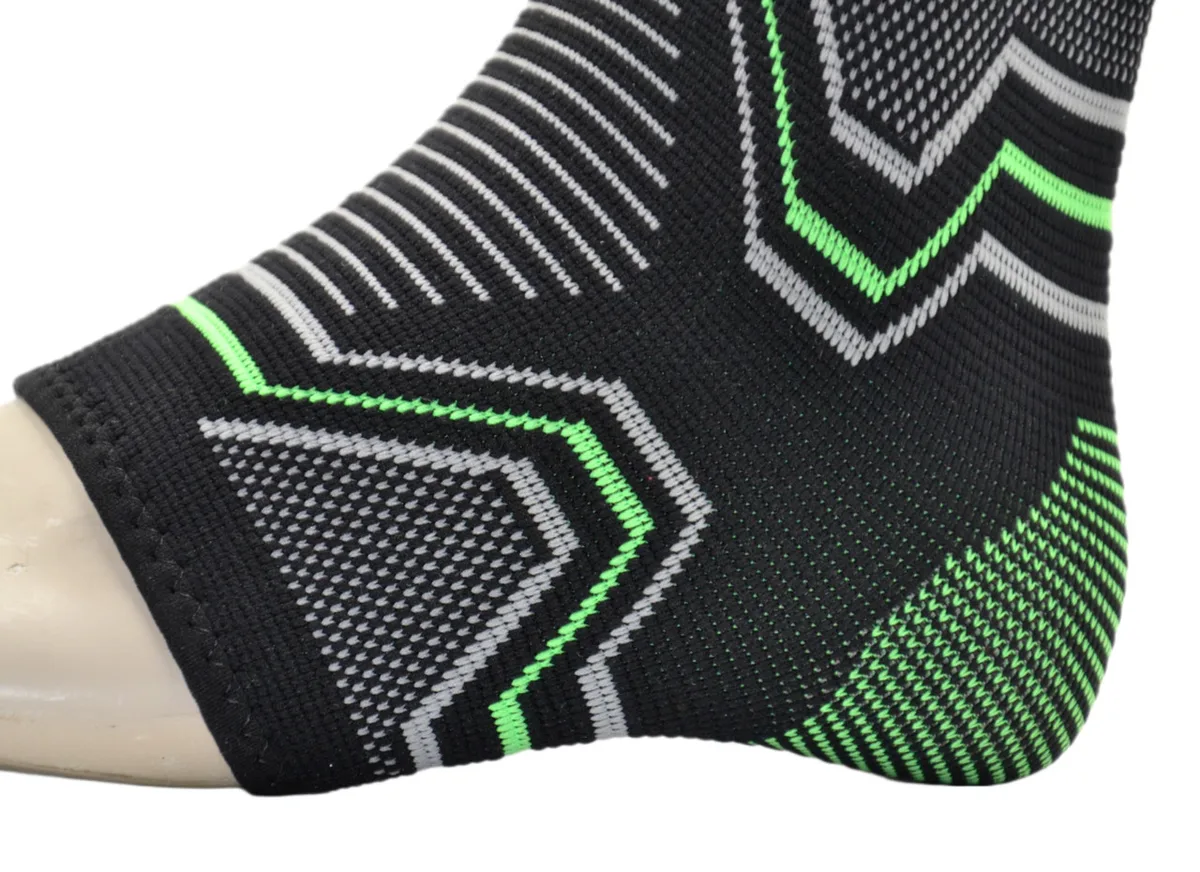 Бандажі на гомілкостоп Active Point бавовна L/XL чорні