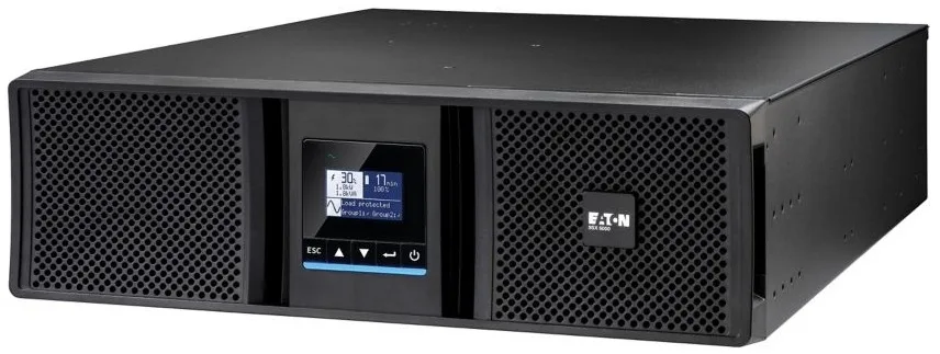 Джерело безперебійного живлення Eaton 9SX, 6000VA/6000W, RT3U, LCD, USB, RS232, 8xC13, 2xC19