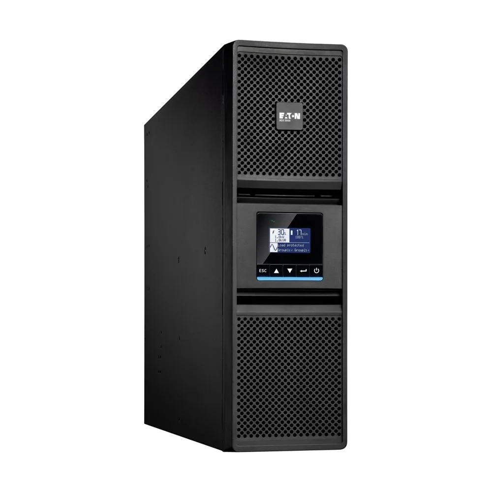 Джерело безперебійного живлення Eaton 9SX, 6000VA/6000W, RT3U, LCD, USB, RS232, 8xC13, 2xC19