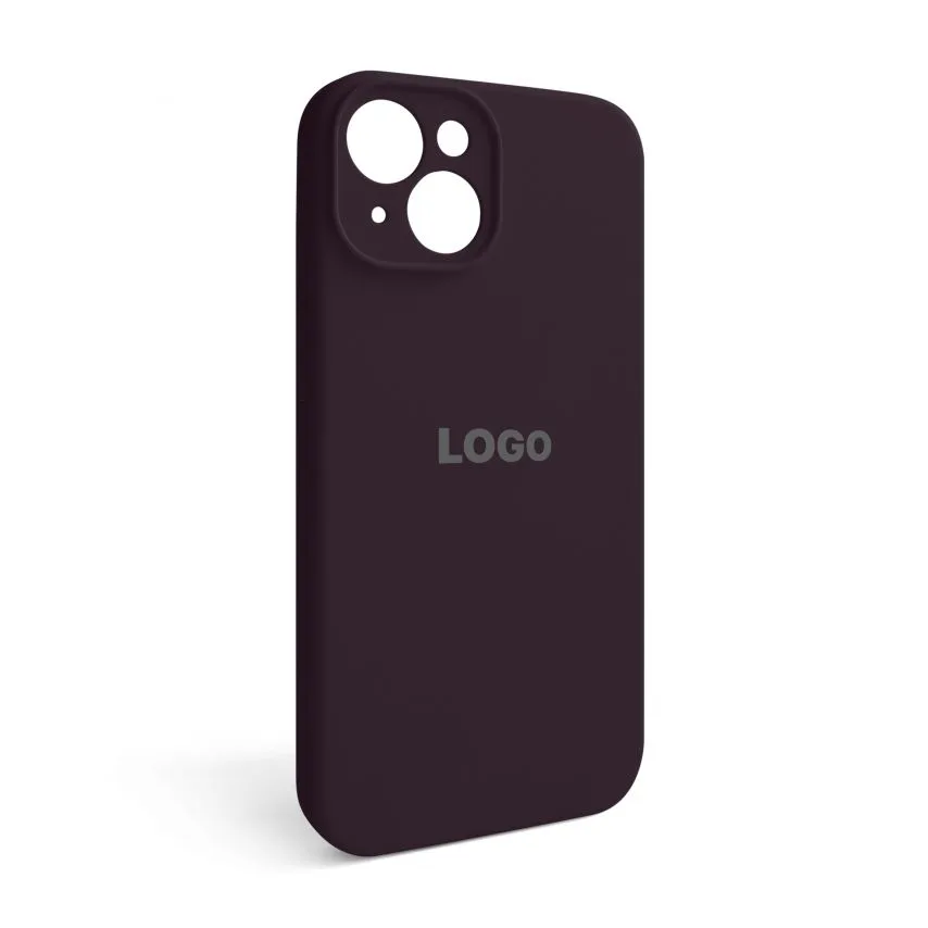 Чохол Silicone Case для Apple iPhone 14 силіконовий фіолетовий закрита камера