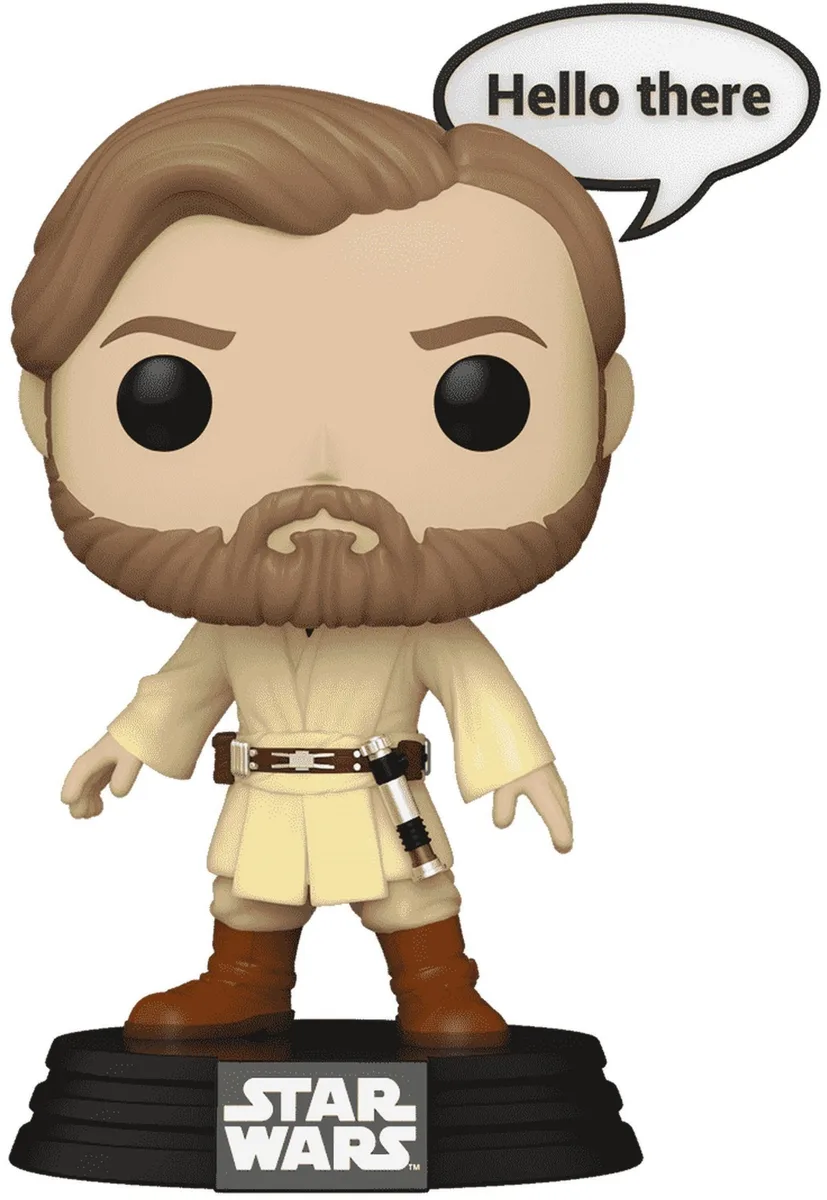 Фигурка Funko POP Star Wars: Высказывания - Оби-Уэн Кеноби (Привет, там)