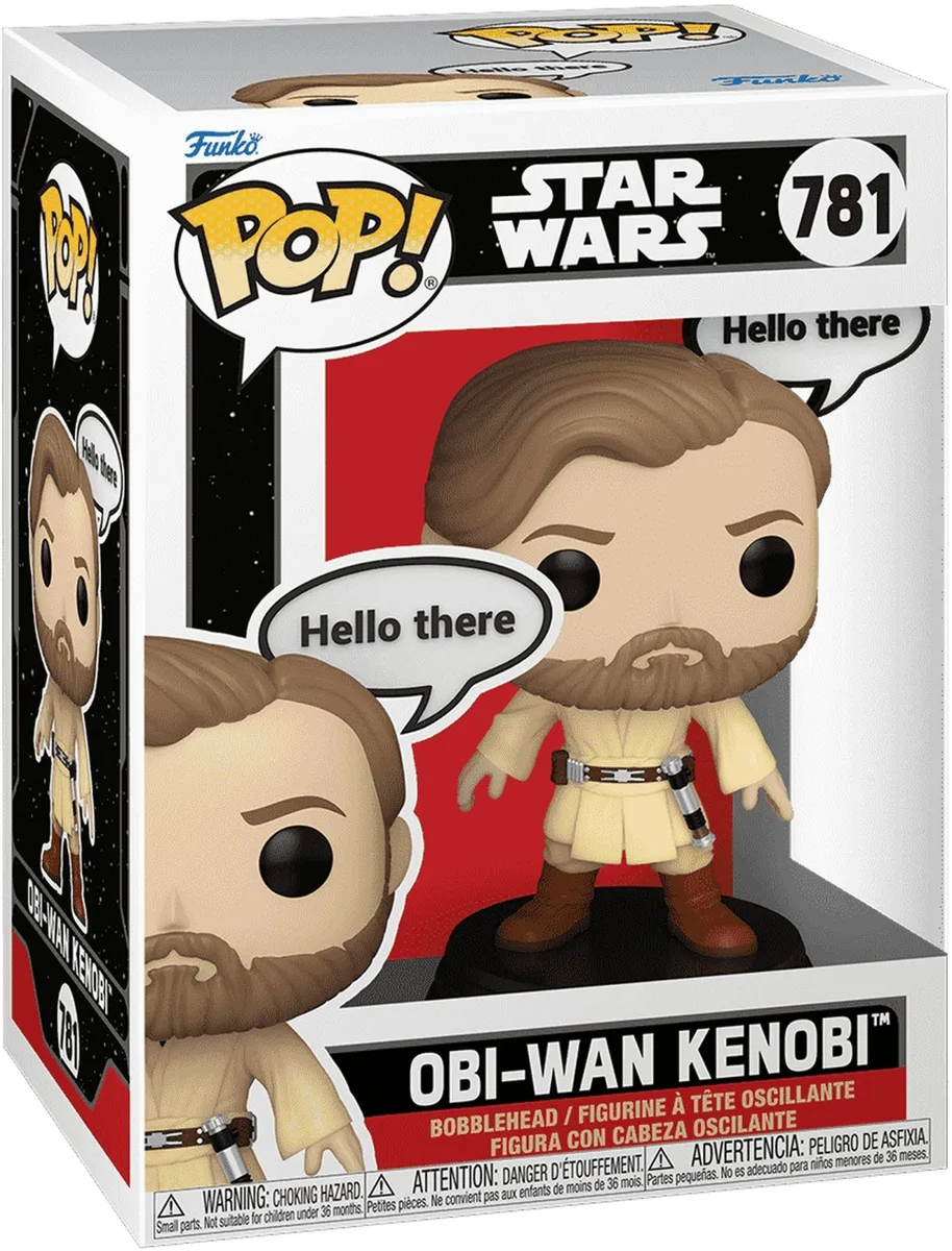 Фигурка Funko POP Star Wars: Высказывания - Оби-Уэн Кеноби (Привет, там)
