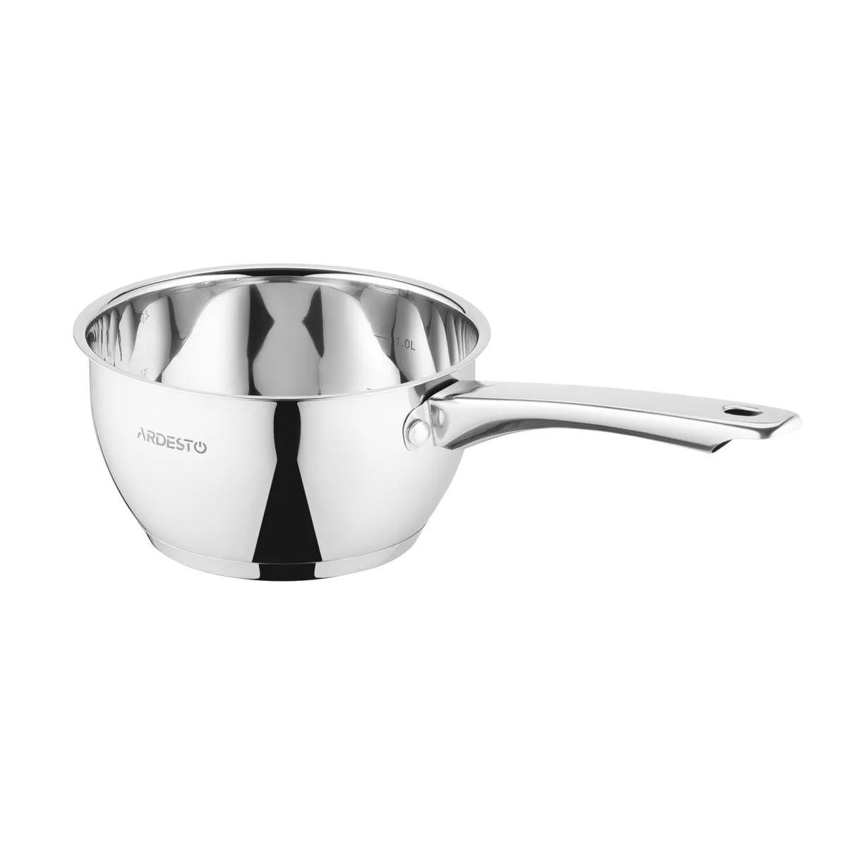 Ківш з прозорою кришкою ARDESTO Gemini Lucca, 1.6л, з нержавіючої сталі.