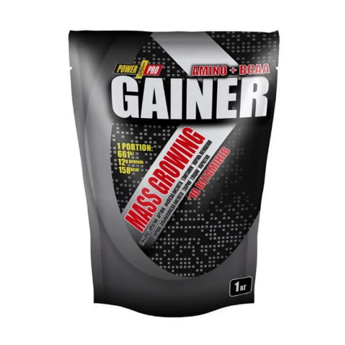 Gainer Power Pro 1000 г Сироватковий білок Лісова ягода