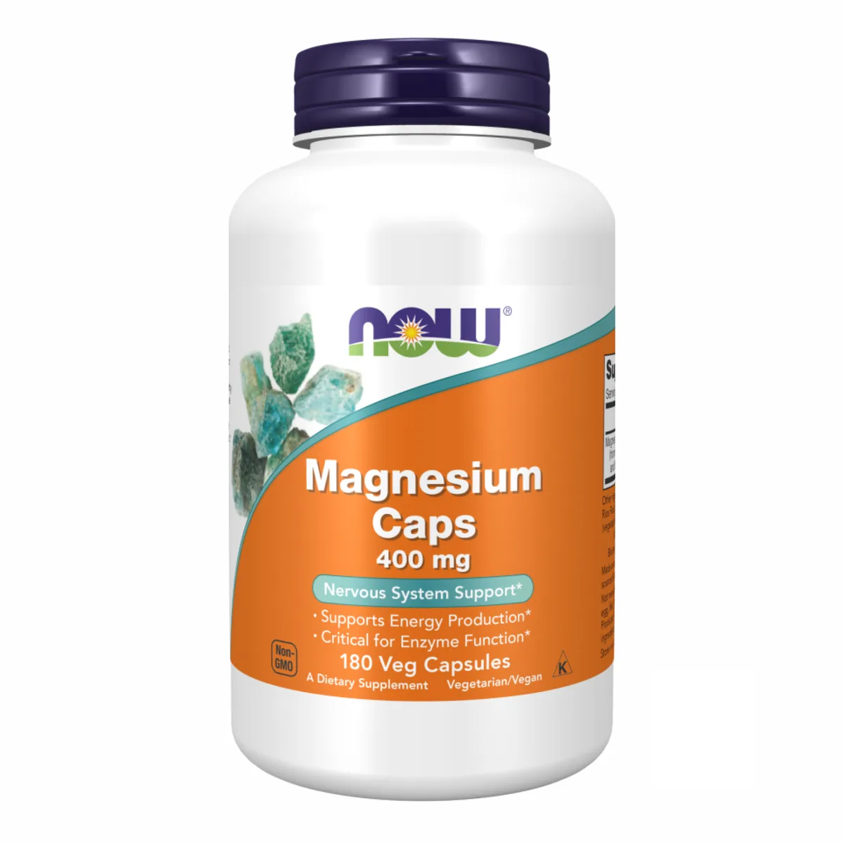 Магний 400 мг Now Foods 180 вегетарианских капсул