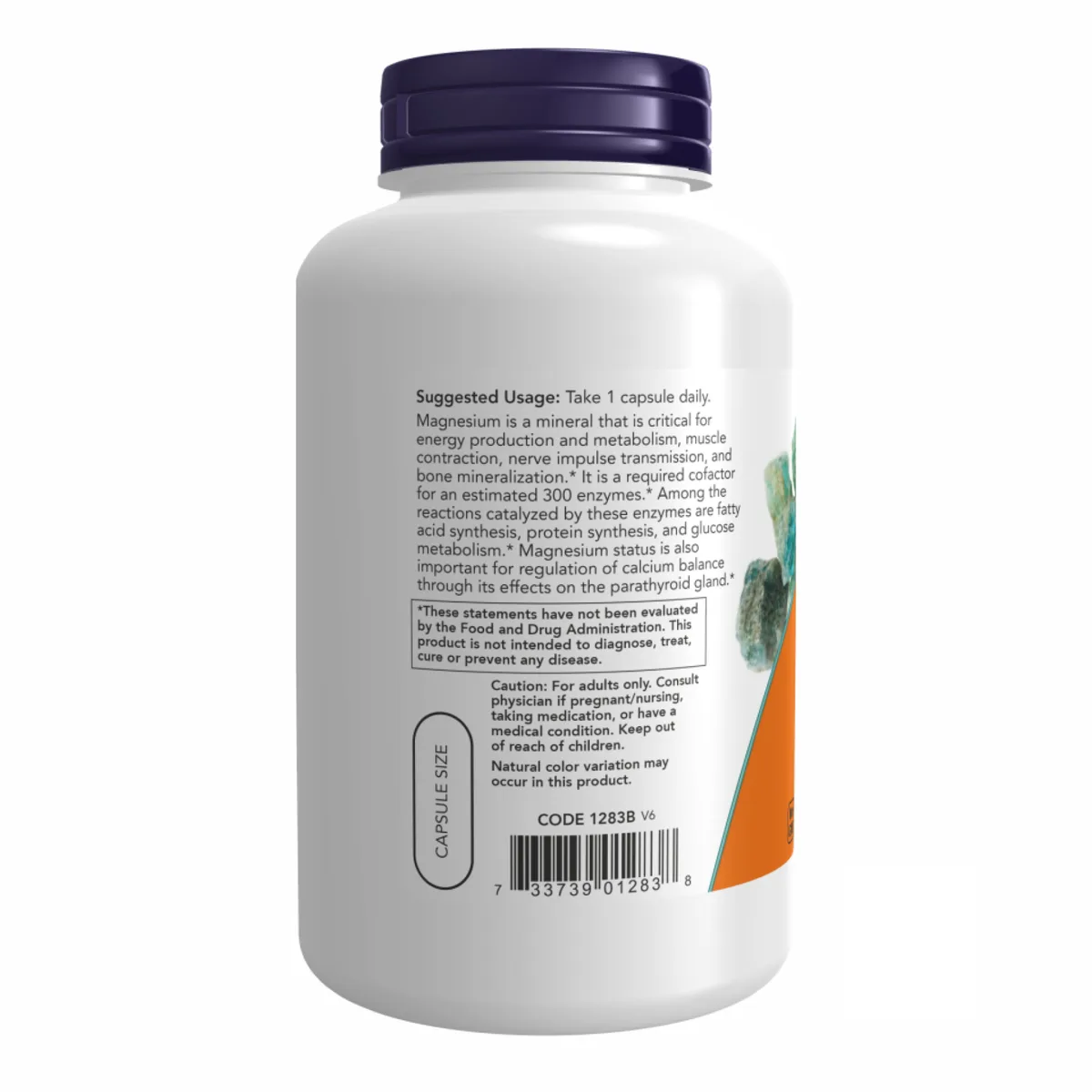 Магний 400 мг Now Foods 180 вегетарианских капсул