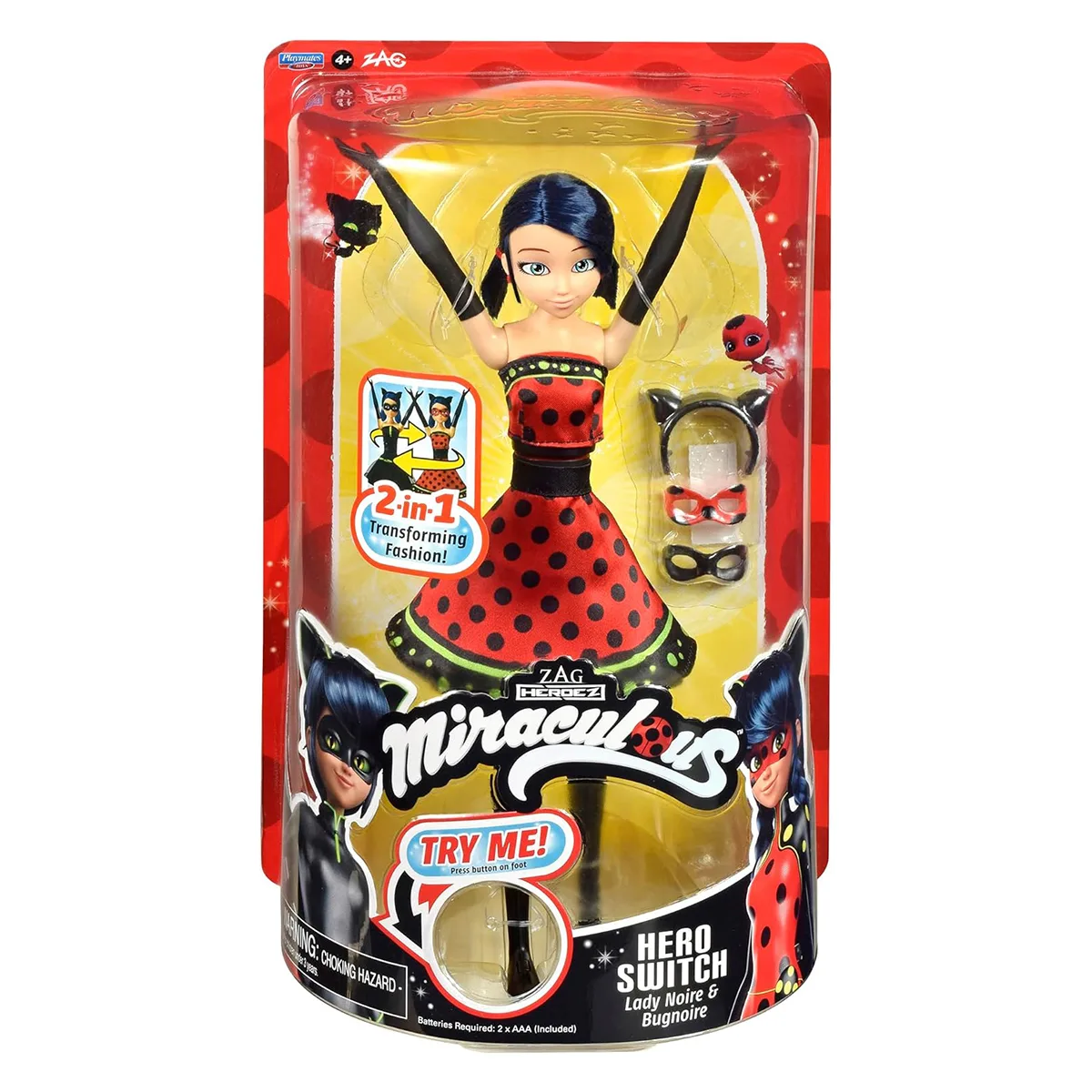 Інтерактивна лялька Miraculous пластик 26 см червона