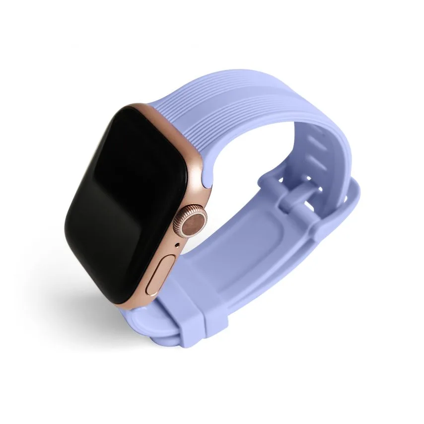 Ремешок Apple силиконовый 42-44 мм S/M фиолетовый