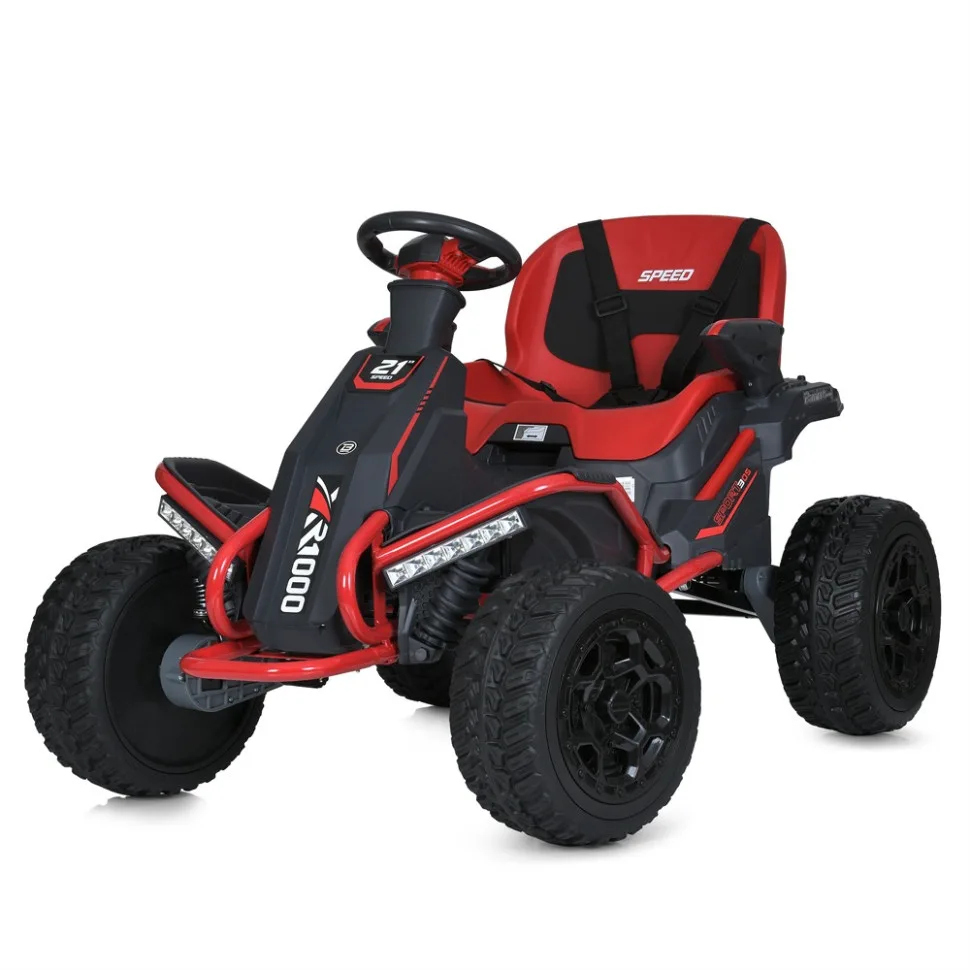 Дитячий електромобіль Bambi Racer пластик 125 см червоний