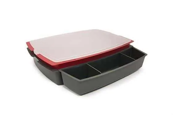 Контейнери для маринування GrillPro пластик 27,9х40,9х9,9 см чорний червоний