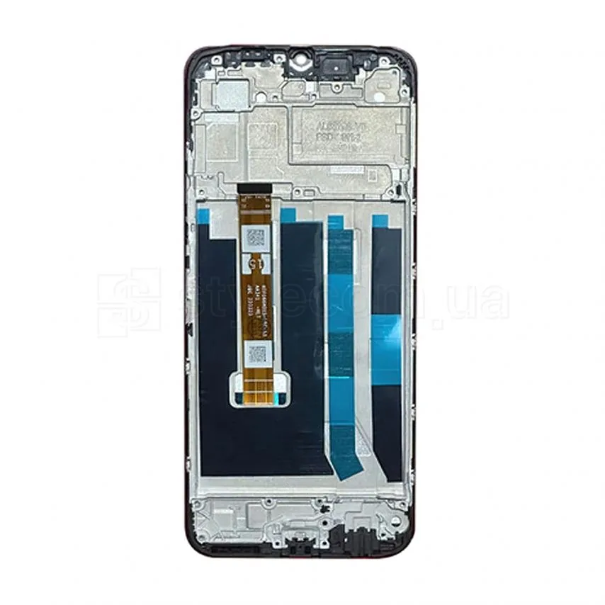 Дисплей IPS 6,56 дюймів для Oppo A17 A17k чорний з сенсорним екраном і рамкою High Quality