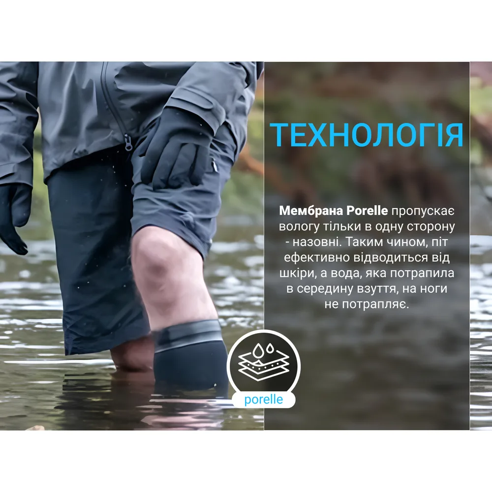Водонепроникні шкарпетки Dexshell мериносова шерсть XL чорні