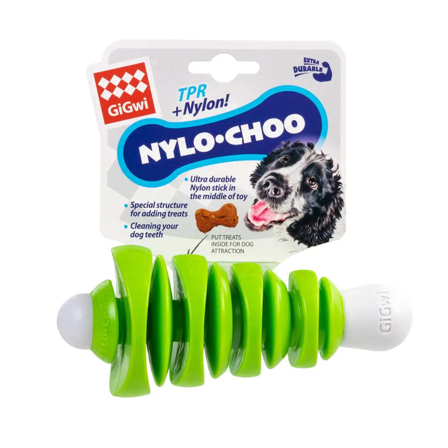 Іграшка для собак Кістка GiGwi Nylo-Choo 15 см нейлон TPR гума