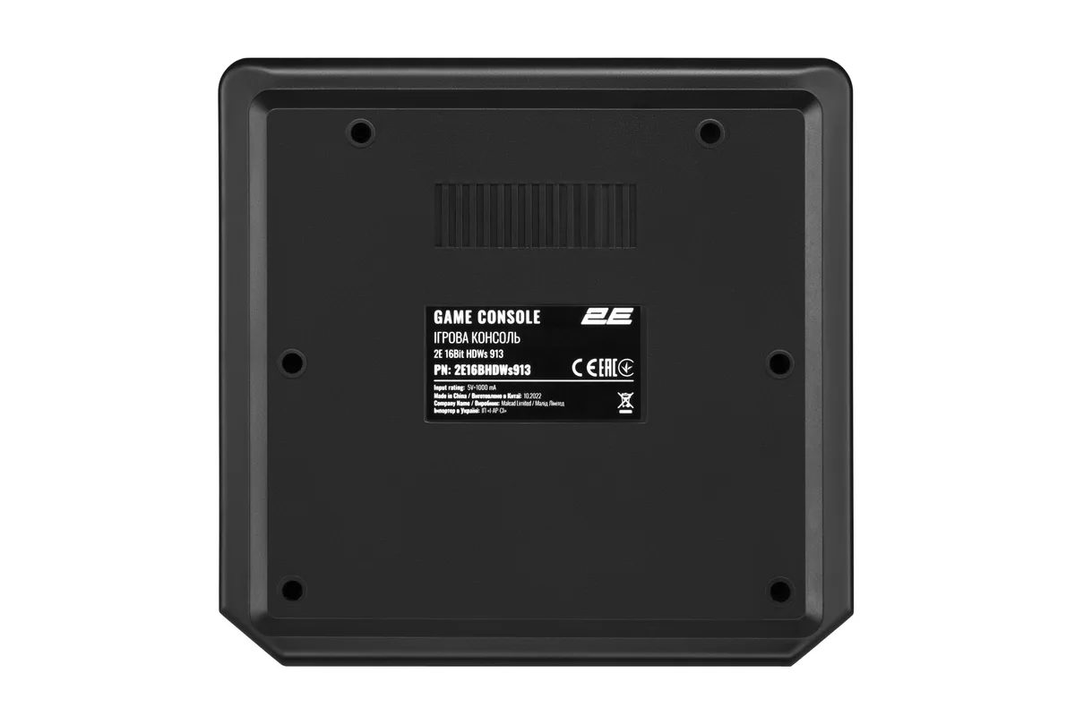 Игровая консоль 2E 16bit HDMI (2 беспроводных геймпада, 913 игр)