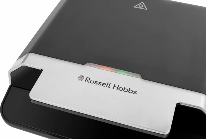 Прилад для приготування сендвічів Russell Hobbs, 750Вт, 1 пластина для сендвічів, пластиковий корпус, чорний.