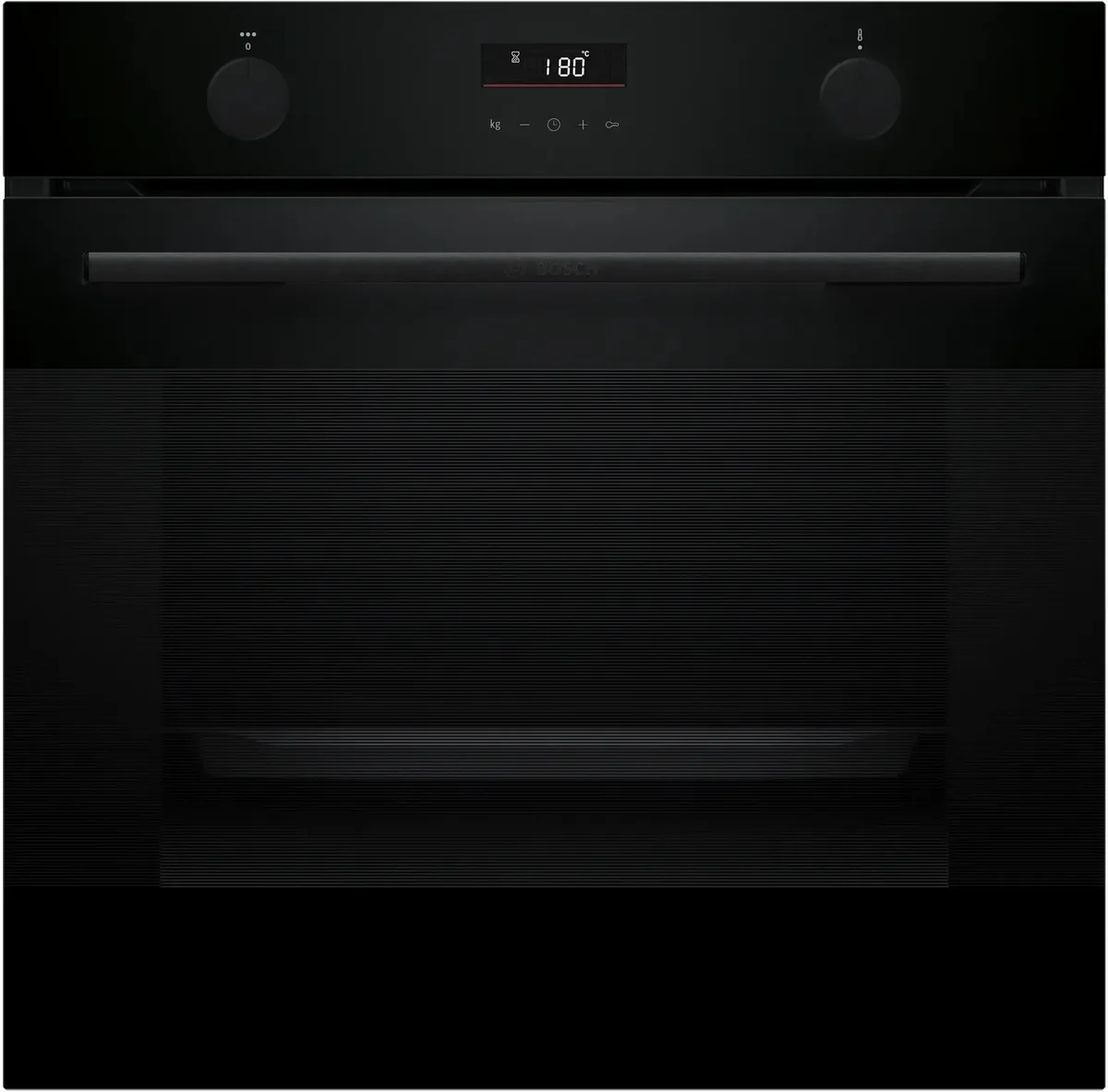 Духова шафа Bosch електрична 76л конвекція для випікання та приготування страв чорна EcoClean