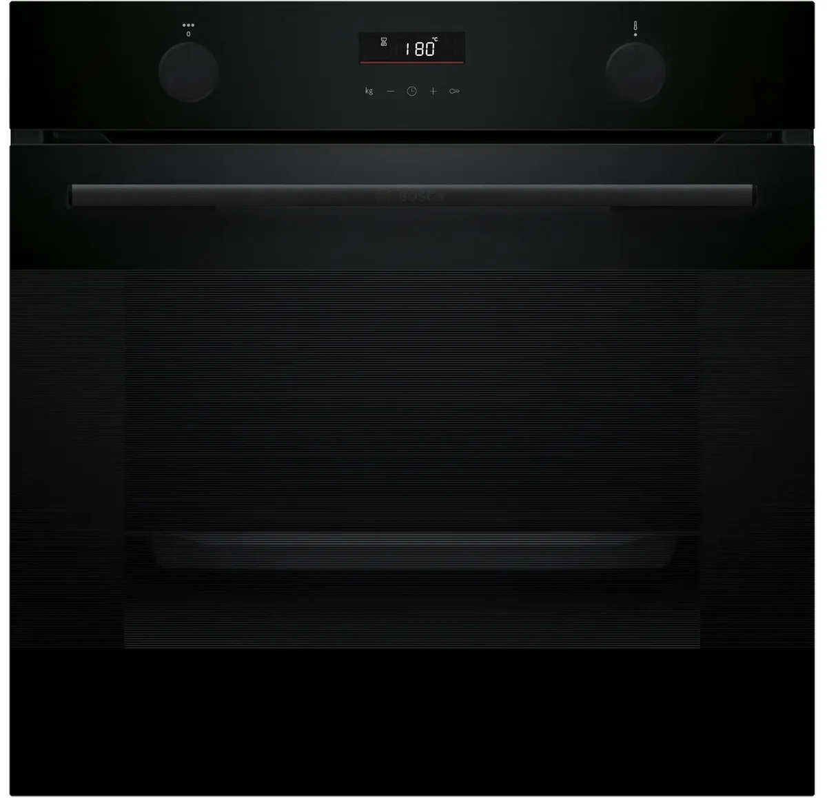 Духова шафа Bosch електрична 76л конвекція для випікання та приготування страв чорна EcoClean