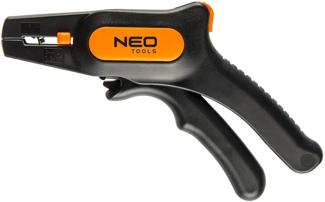 Знімач ізоляції Neo Tools автоматичний 0.5-6мм2 кусачки для проводів з регулюванням довжини 195мм