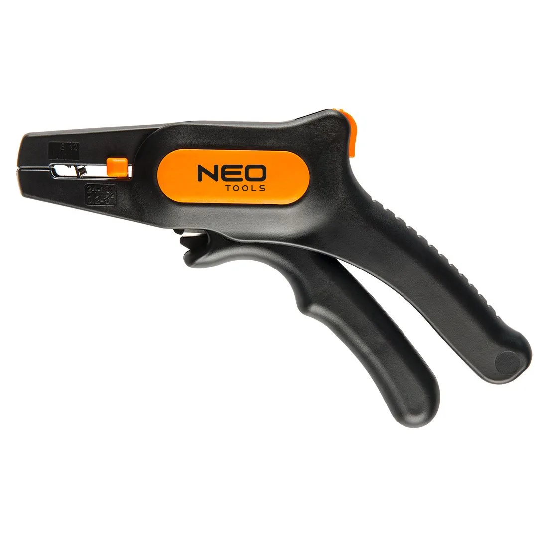 Знімач ізоляції Neo Tools автоматичний 0.5-6мм2 кусачки для проводів з регулюванням довжини 195мм