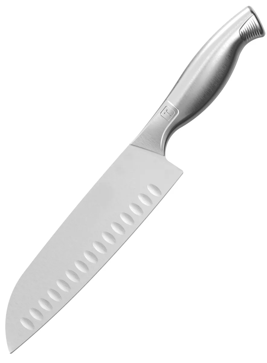 Ніж Сантоку Tramontina нержавіюча сталь 178 мм сталевий