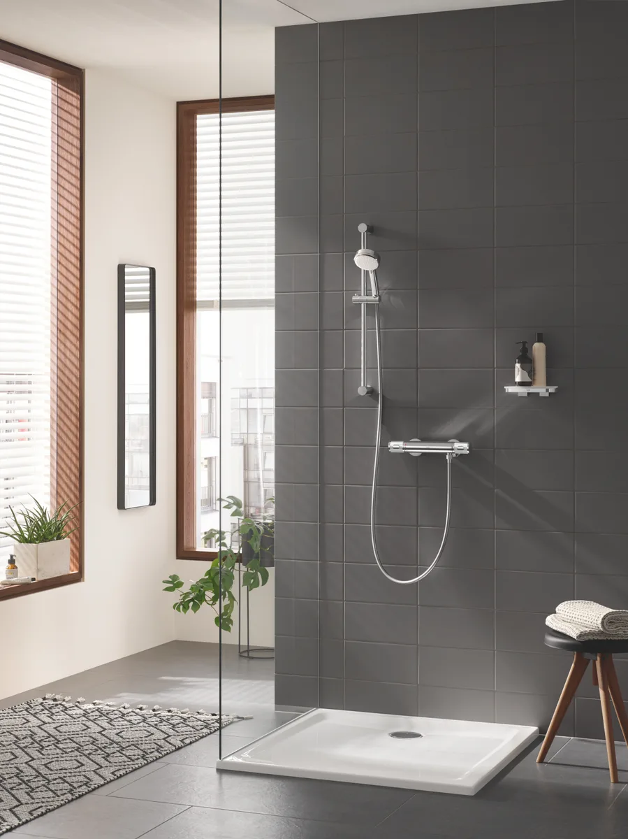 Тримач для рушників GROHE метал 30х200х85 мм сталевий глянцевий хром