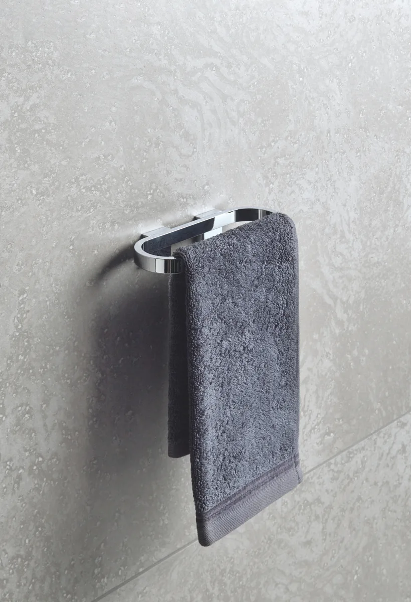 Тримач для рушників GROHE метал 30х200х85 мм сталевий глянцевий хром