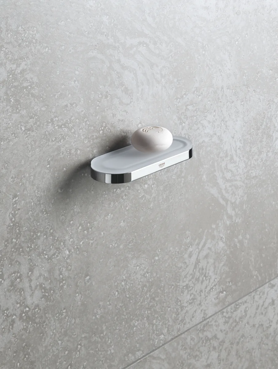 Тримач для рушників GROHE метал 30х200х85 мм сталевий глянцевий хром