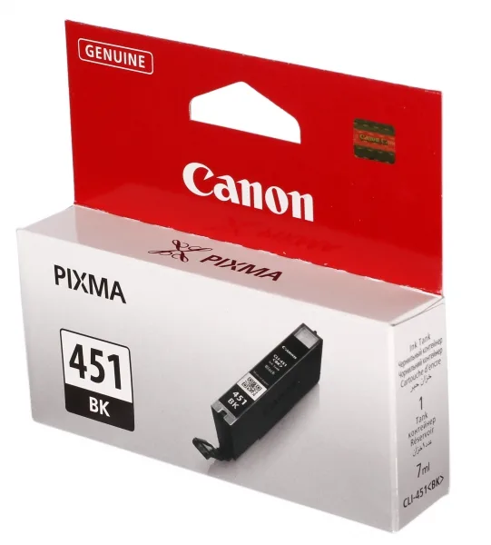 Картридж струйный Canon CLI-451Bk PIXMA MG5440/MG6340