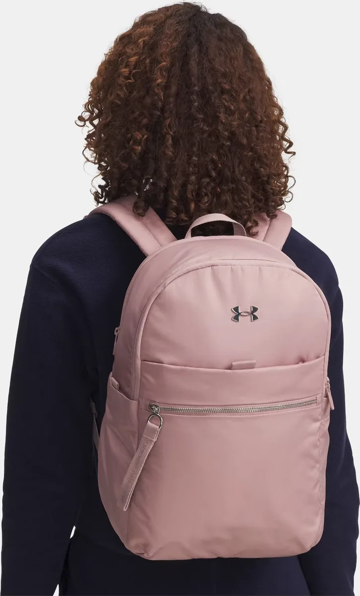 Рюкзак Under Armour 100% поліестер 28х40,5х15 см рожевий жіночий