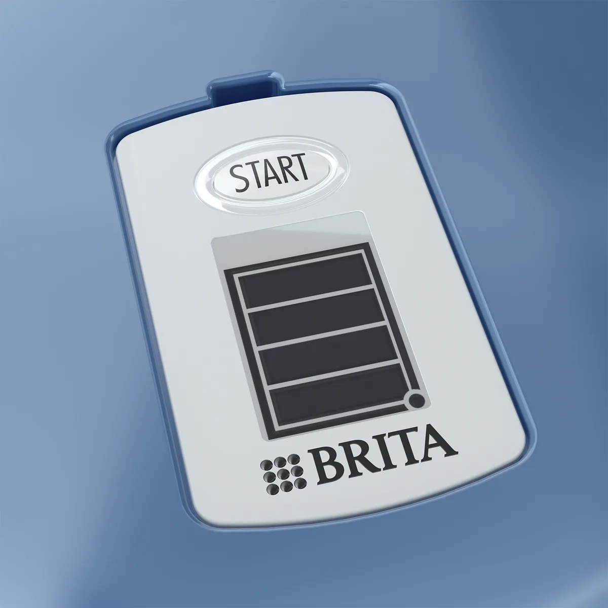 Фильтровальный кувшин Brita Flow Memo MXPro 82л (52л очищенной воды) с картриджем, синий