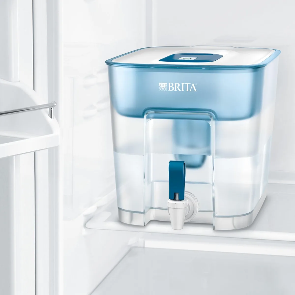 Фильтровальный кувшин Brita Flow Memo MXPro 82л (52л очищенной воды) с картриджем, синий
