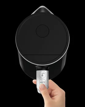 Электрочайник Tefal SMART, 17л, LED экран с двойной изоляцией, глянцевый, черный