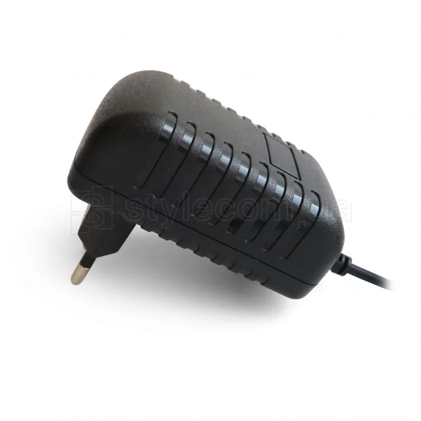 Мережевий зарядний пристрій Micro 5V 2A чорний для планшетів