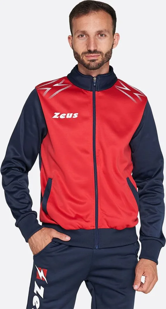Спортивний костюм Zeus 100% поліестер XXXL темно-синій червоний