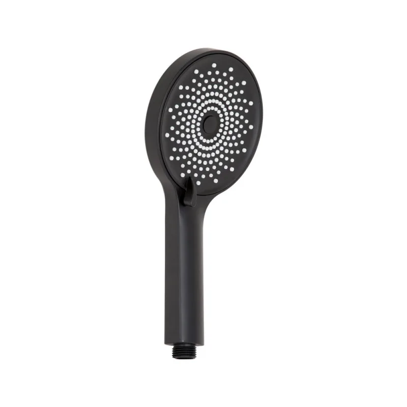 Лійка для душу Lidz Niagara 32 120 мм ABS чорна кругла