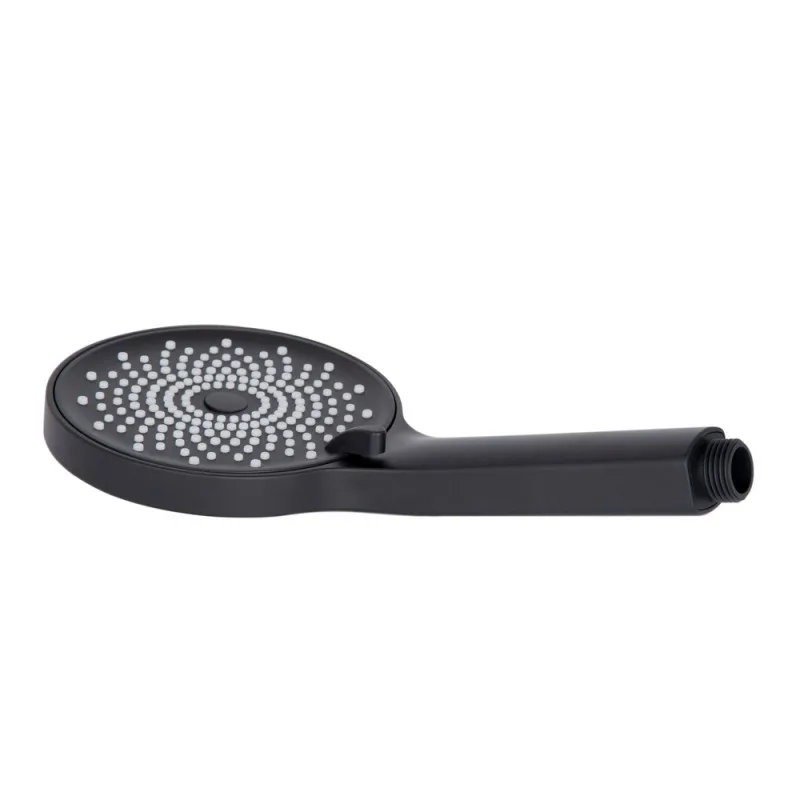 Лейка для душа Lidz Niagara 32 120 мм ABS черная круглая