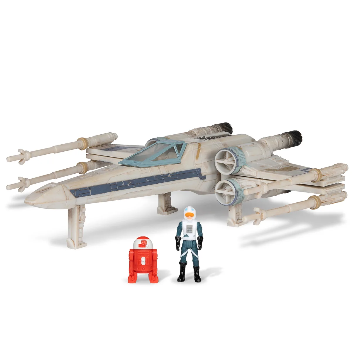 Ігрова колекційна фігурка Star Wars Medium Vehicle Транспорт та фігурка X-Wing (Blue 1) + Antoc Merric & R2-R9