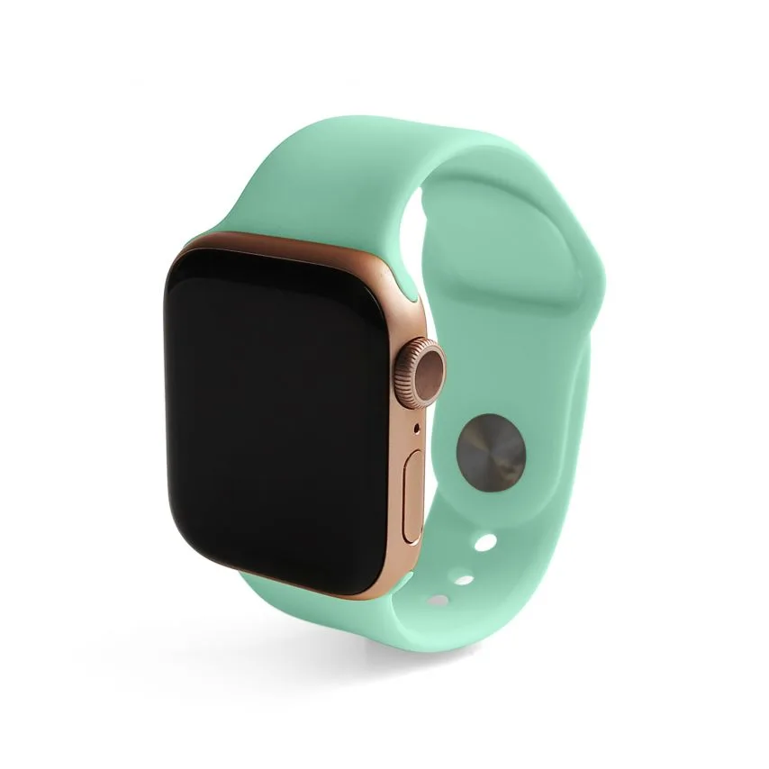 Ремешок для Apple Watch силиконовый 38-40мм S/M мятный