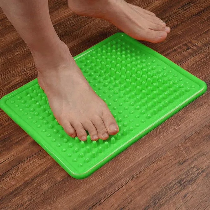 Ортопедичний масажний килимок EasyFit PVC 35х27,5 см зелений