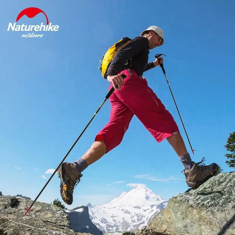 Трекінгова палиця Naturehike карбон 120 см бордова